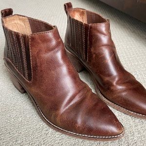 Madewell leather booties